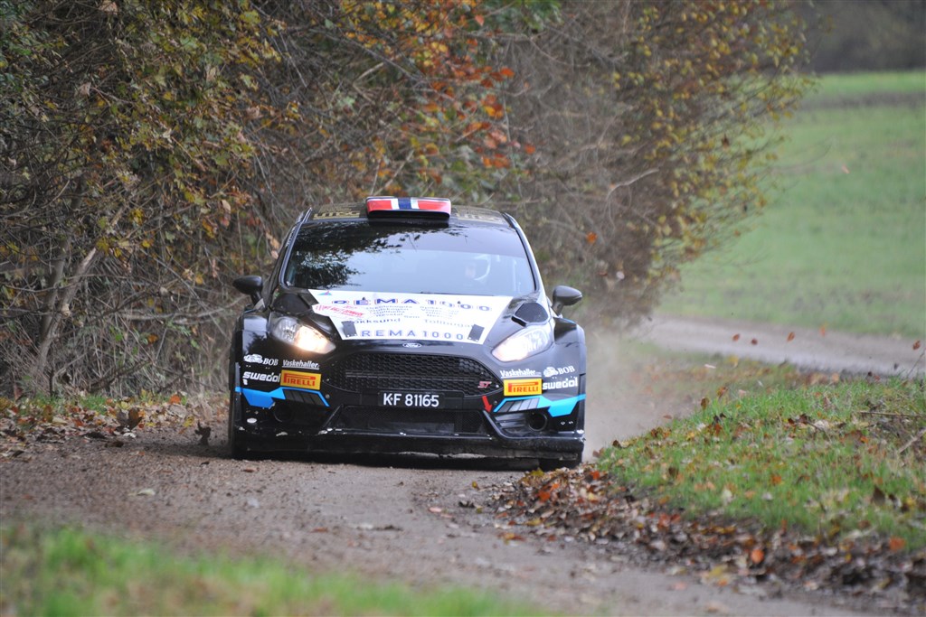 Frank Tore Larsen og Torstein Eriksen vandt ti af 13 hastighedsprøver ved 4th Int. Rally
(Foto: Morten Alstrup)